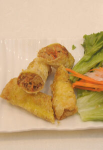 Veggie spring rolls