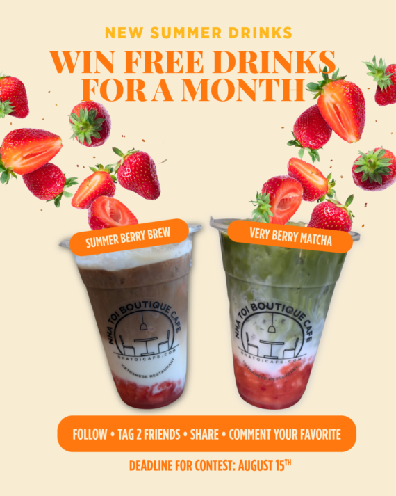 Summer Starts Here: Meet Our New Handcrafted Drinks + Win FREE Drinks for a Month!